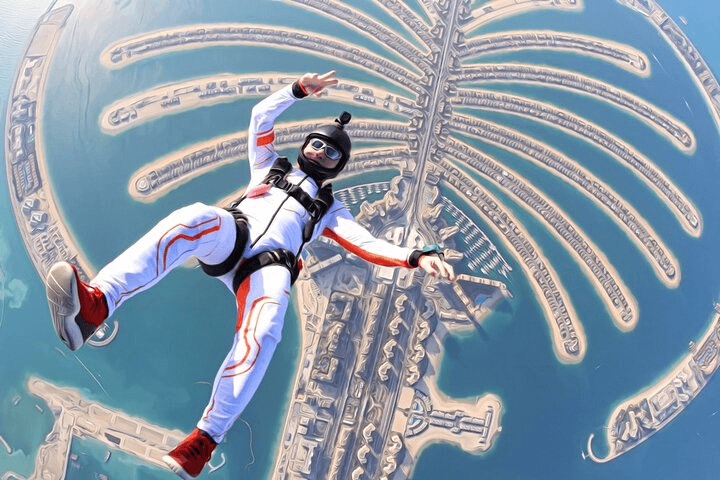 Skydive Dubai (Palm DZ) skydiving dropzone in Palm Jumeirah, Dubai, United Arab Emirates